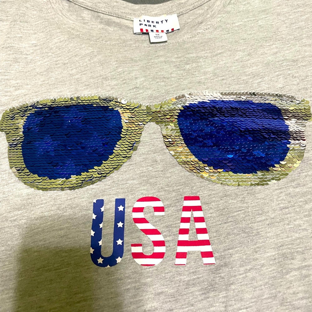 Liberty Park 4th of July Patriotic  T shirt